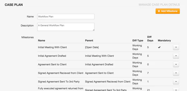 Case Management Extendable Features